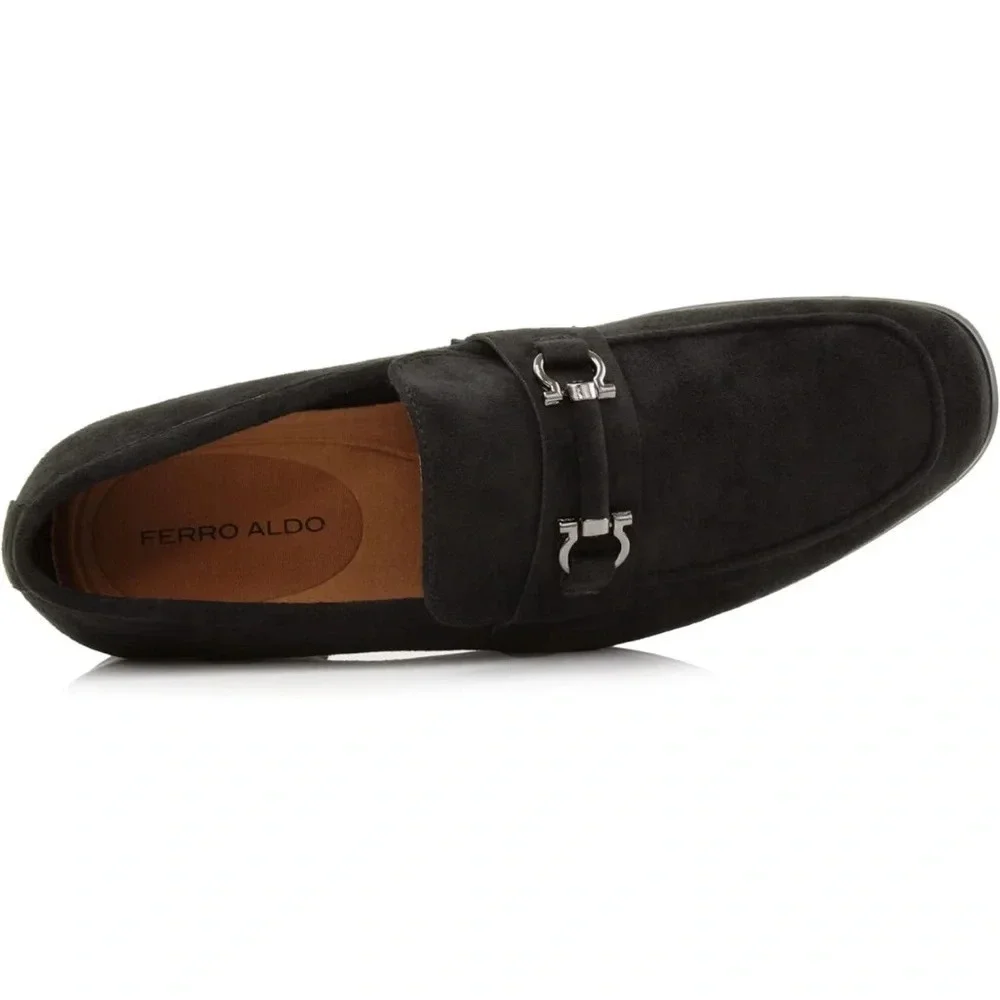NIB Men’s Ferro Aldo Demitri MFA19683 Classic Moc-Toe Penny Loafers